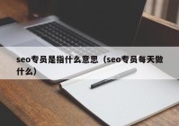 seo专员是指什么意思（seo专员每天做什么）