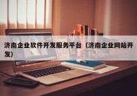 济南企业软件开发服务平台（济南企业网站开发）