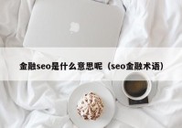 金融seo是什么意思呢（seo金融术语）