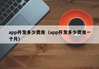 app开发多少费用（app开发多少费用一个月）